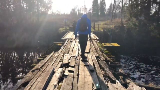 Прогулка со спиннингом по реке Ягала 😗 смотреть онлайн