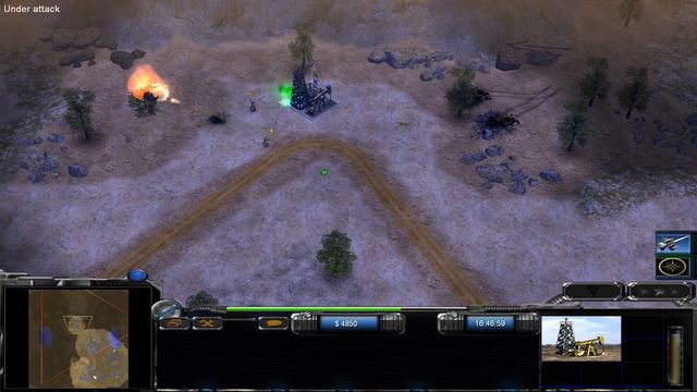 Contra Mod 009 Final / Zero Hour - USA Airfoce VS GLA Demo Hard AI - The Air Crash смотреть онлайн