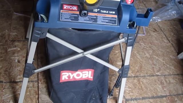 Ryobi table saw / pöytäsaha смотреть онлайн