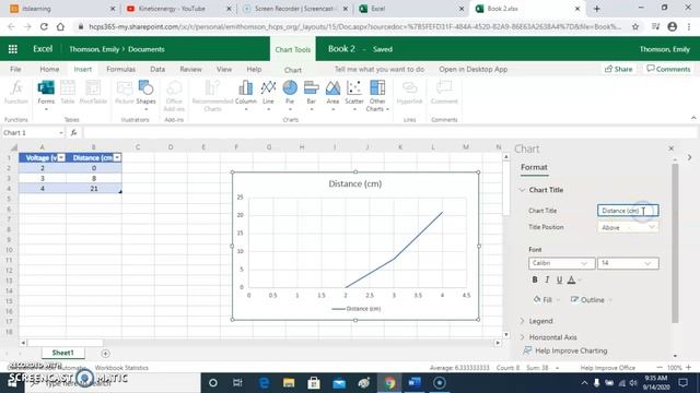 Making a graph using Excel Online смотреть онлайн