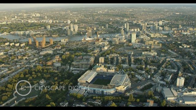 Stamford Bridge Stadium, Chelsea, Fulham, London. 4k