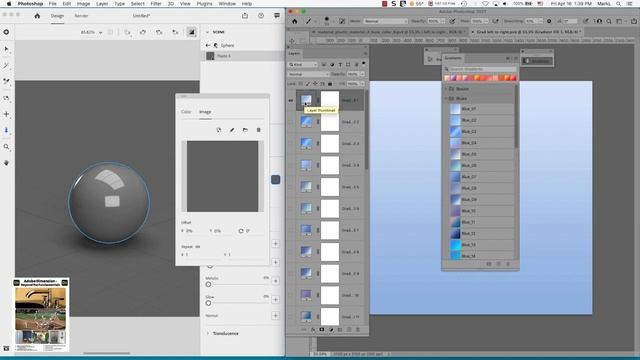 Adobe Dimension interactive Gradient Creation with Adobe Photoshop Tutorial. смотреть онлайн