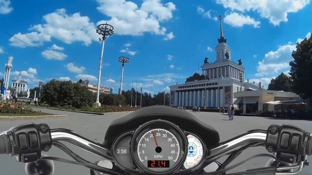 Очередная мини-покатушка по ВДНХ смотреть онлайн