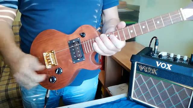 Electruc tenor ukulele, low G. Jazz ukulele. смотреть онлайн