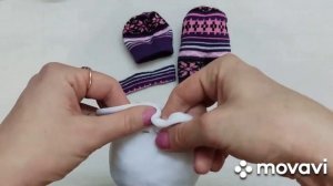 Как сделать куклу из носка.