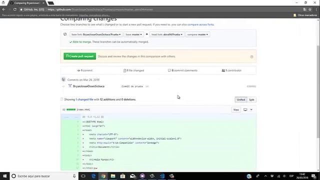 Como hacer Fork y Pull request en github (GithubDesktop) смотреть онлайн