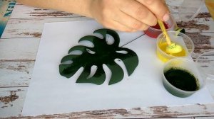 Мастер класс лист монстеры из фоамирана