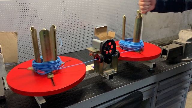 Станок для намотки кабеля,провода, веревки - ТРИО смотреть онлайн