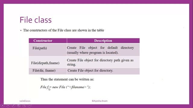 File class in java смотреть онлайн