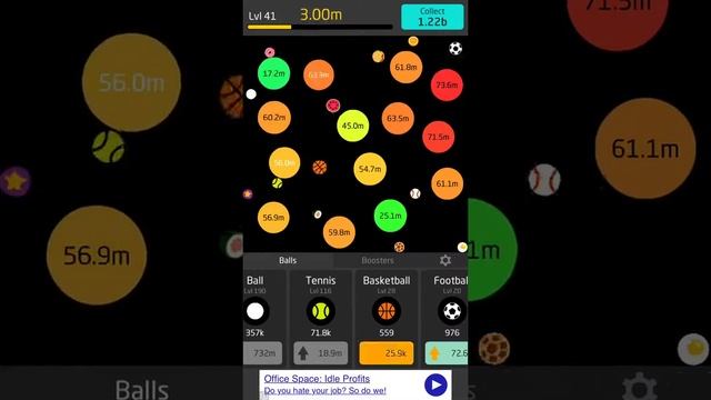 Idle balls gameplay смотреть онлайн
