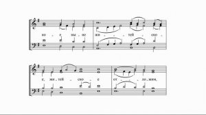 "Херувимская песнь" (из рукописных нот)