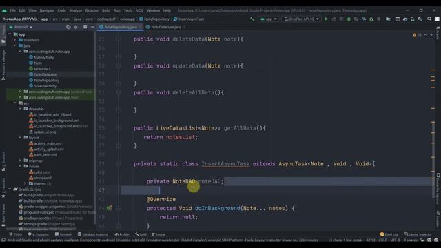 Notes App - Part 4 Using ( MVVM architecture ) REPOSITORY , VIEWMODEL смотреть онлайн