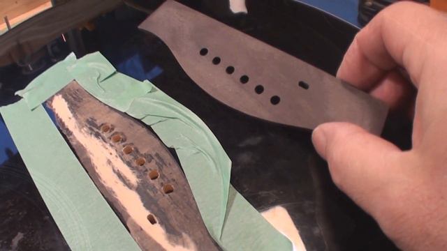 Acoustic Guitar Bridge Repair смотреть онлайн