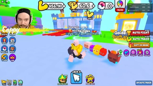 Becoming The STRONGEST Player In Pull Up Tycoon смотреть онлайн