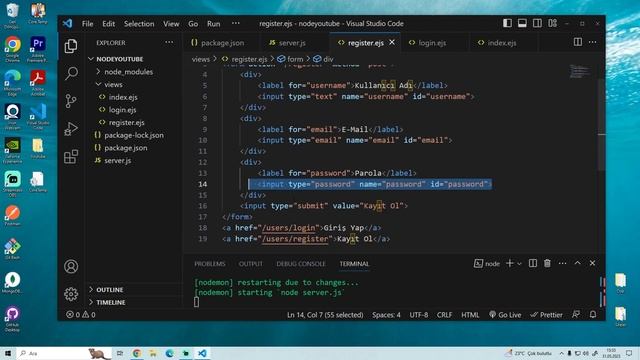 Node.js Passport.js ve Mongodb ile Login Giriş Uygulaması - Part 1 смотреть онлайн