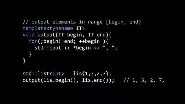 Iterators and iterator categories in C++ смотреть онлайн