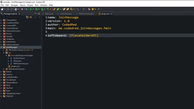 How to make a Spigot 1.15+ plugin (Ep26) Using Dependencies (PAPI) смотреть онлайн
