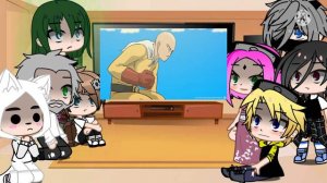 [•]Реакцыя героев класса s и Наруто на Сайтаму против халка[•]