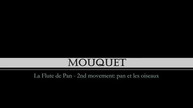 Mouquet: La Flute de Pan 2nd movement - piano accompaniment смотреть онлайн