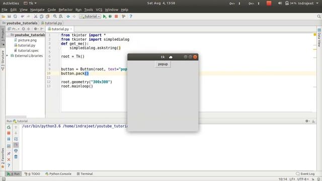 Python GUI Tutorial - 36 - input through popup window смотреть онлайн