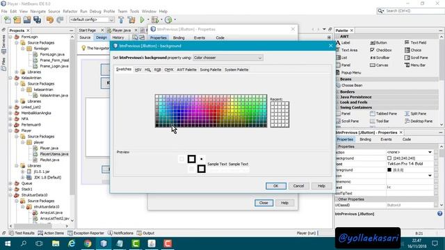 Membuat Aplikasi MP3 Player Pada Netbeans смотреть онлайн