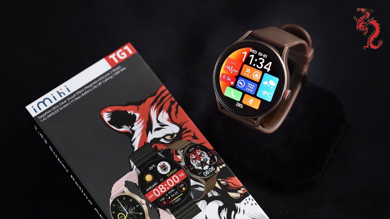 Недорогие УМНЫЕ часы с ТОПОВЫМ AMOLED экраном // IMIKI TG1 смотреть онлайн