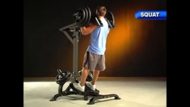 Упражнения на тренажере для приседаний Powertec L-SD10 смотреть онлайн