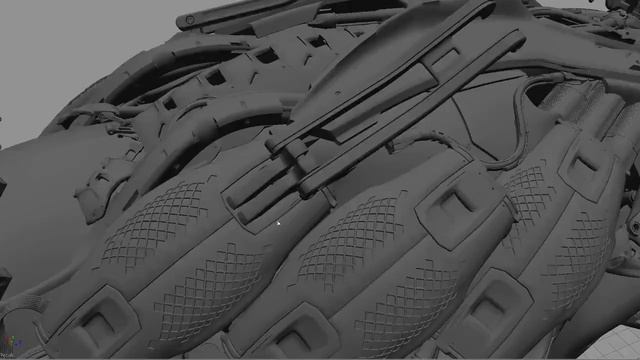 Atom-Eater Robot - 3DModelling/Design Timelapse. Deleted Modeling Video Of Vitaly Bulgarov