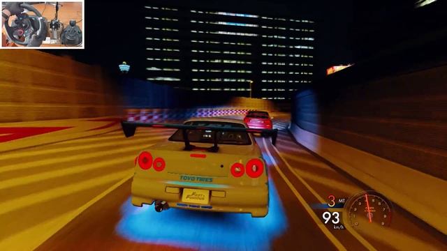 Paul Walker's Nissan Skyline R34 GTR - Assetto Corsa Graphic Mod - Logitech g29 gameplay смотреть онлайн