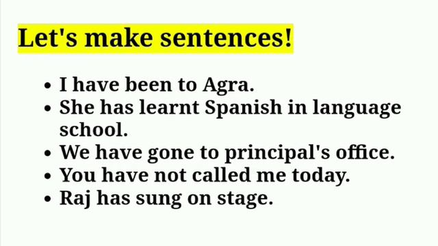Present Perfect Tense | How to make sentences in Present Perfect Tense смотреть онлайн