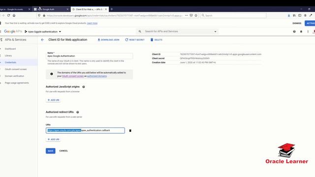 How to add google authentication in oracle apex Apps | Oracle Apex Social Google Authentication смотреть онлайн