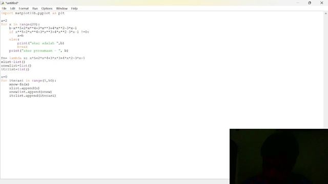 Penyelesaian soal Metode numerik menggunakan Python.org смотреть онлайн