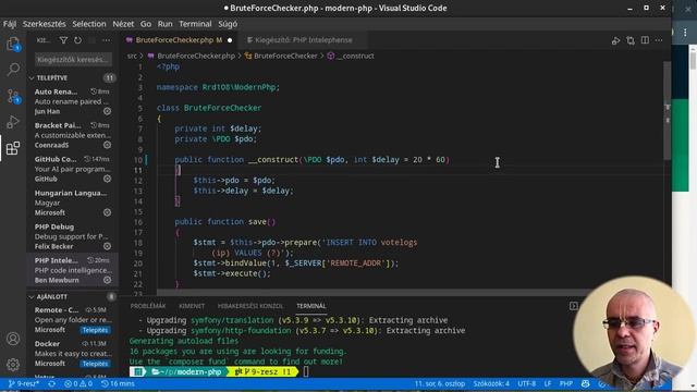Modern PHP - PSR kód sztenderdek смотреть онлайн