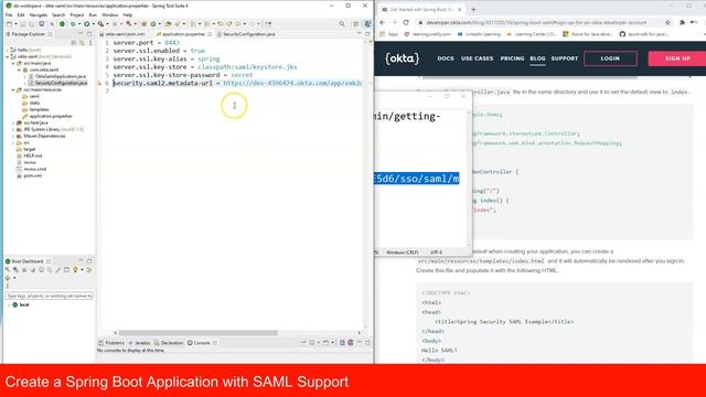 okay java | springboot saml and okta смотреть онлайн