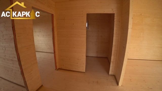 Каркасный деревянный дом за 1 115 000 в Краснодарском крае, ст. Старокорсунская смотреть онлайн