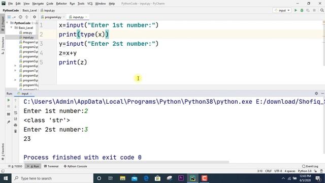 how to take input from user || python tutorial for absolute beginners смотреть онлайн