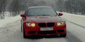 БМВ М3 е92 зимний дрифт