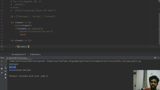Scientific Python: 014: For loop else clause, break, continue, and pass смотреть онлайн