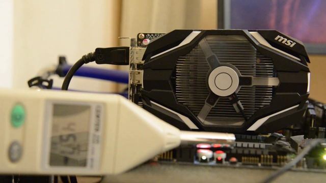MSI GTX 1050Ti 4G OC Noise test смотреть онлайн