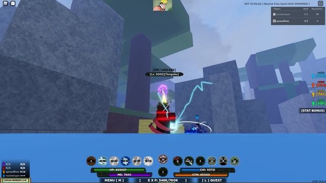 Shindo Life - Obelisk Fate Spirit Spawn and Boss Fight + Showcase смотреть онлайн