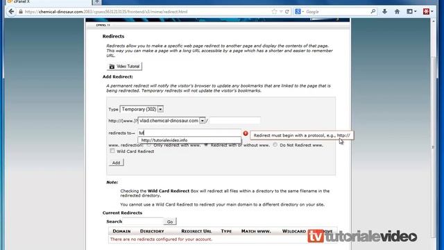 Cum facem Redirect 301 sau 302 folosind cPanel смотреть онлайн
