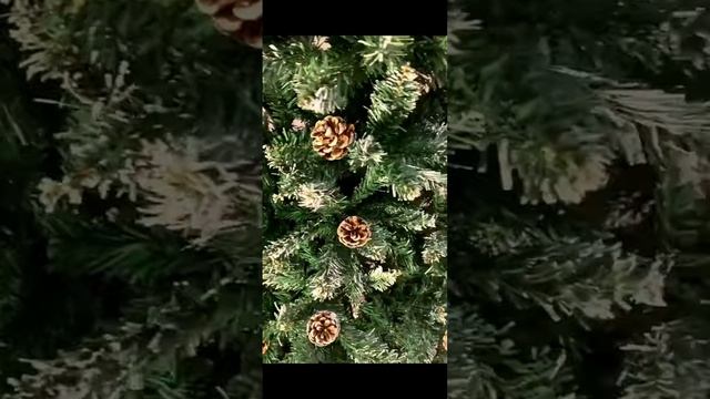 Новогодняя ёлка с шишками 210 см смотреть онлайн