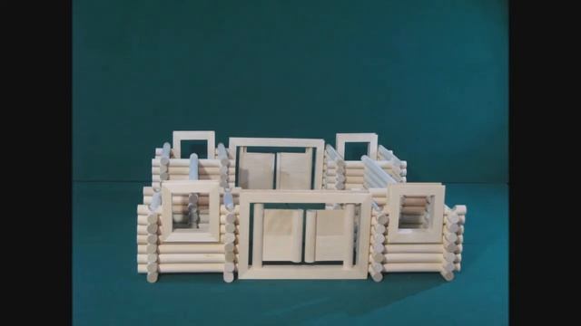 Сборка деревянного конструктора "Крепость" смотреть онлайн