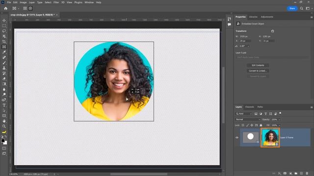 How To Crop In a Circle In Photoshop [For Beginners!] смотреть онлайн