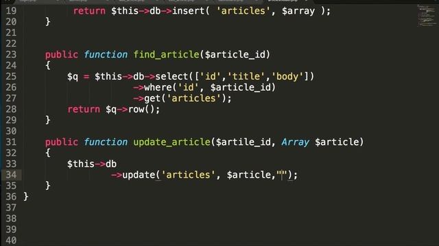CodeIgniter Project Tutorial in Hindi/Urudu ( Edit Method in Model ) смотреть онлайн