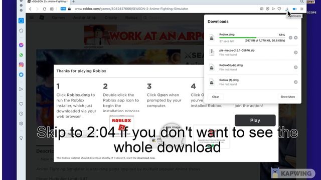 "Unable to fetch current version" problem in Roblox. #Roblox #Apple #Issue смотреть онлайн