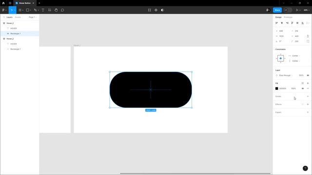 Create Interactive Hover Button in 40 Seconds (Figma Tutorial) смотреть онлайн