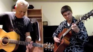 Томми Эмануэль и русский гитарист