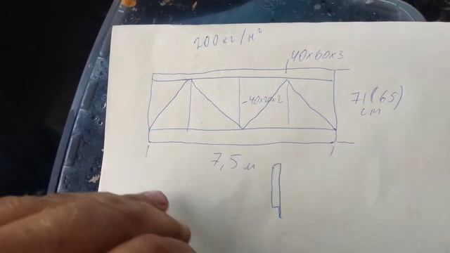 Простой расчёт фермы 7,5 метров смотреть онлайн