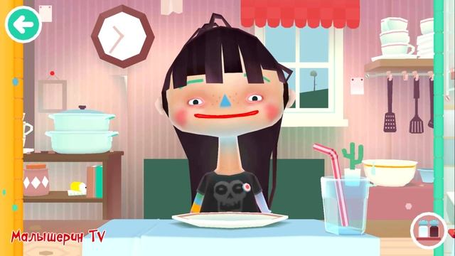 ГОТОВКА ЧЕЛЛЕНДЖ #5 | Готовлю коктейль из арбуза игре для детей тока китчен 2 смотреть онлайн